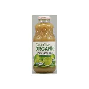  Santa Cruz 100 % Organic Lime Juice    16 fl oz Health 