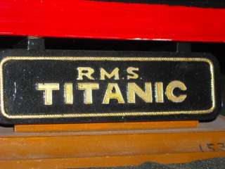 Vintage RMS Titanic Ship Plastic Replica model  