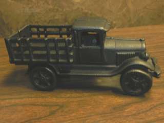 cast iron stake body toy truck  