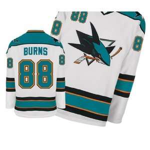 Wholesale San Jose Sharks 88# Burns White Hockey Jersey Sports Jerseys 