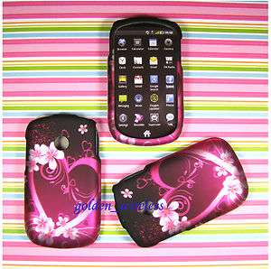 LHeart TracFone LG LG800G Faceplate Snap on Phone Hard Cover Case Skin 