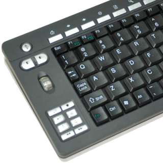 Mini USB 2.4GHz RF Wireless Keyboard + Trackball mouse  