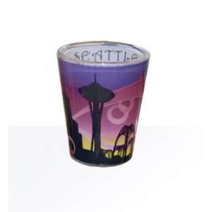  Seattle Shot Glass   Purple 