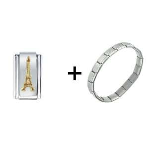  Eiffel Tower Superlink Italian Charm Pugster Jewelry
