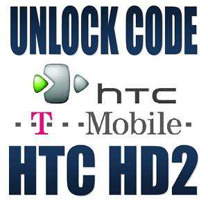 UNLOCK Code for T Mobile USA HTC HD2 Leo T8585 Touch  