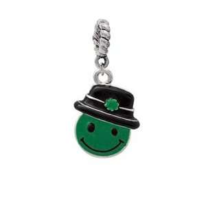  Luck Smiley Face Silver Plated European Charm Dangle Bead [Jewelry