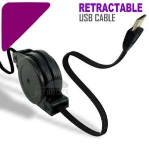 Retractable Micro Usb ) Sync Data & Charger Cable For Motorola Droid 