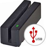 Magtek Mini Swipe Reader USB 21040108 Track 1, 2, 3 NEW  