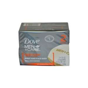  Deep Clean Body and Face Bar Soap Men by Dove, 2 Count 