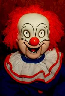 HAUNTED Ventriloquist Doll EYES FOLLOW YOU Creepy Clown Dummy Puppet 