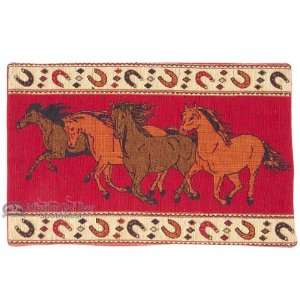 Southwestern Tapestry Placemat 13x19  Horses (tp2) 