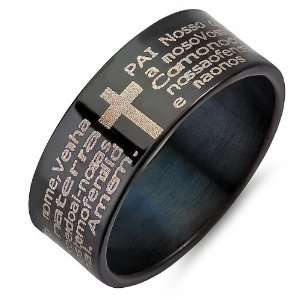   Unisex Prayer (In Spanish) Wedding Band (Available in sizes 6 to 11.5