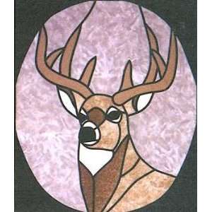  PT1916 Stained Glass Deer Quilt Pattern by Designs by Edna 