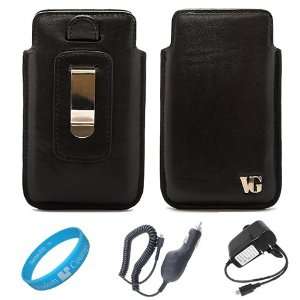  Carrying Case with Polished Stainless Steel Belt Clip for Samsung 