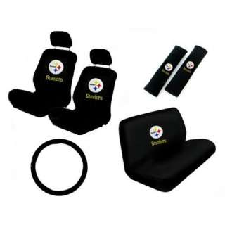 11 Piece NFL Auto Interior Gift Set   Pittsburgh Steelers   A Set of 2 