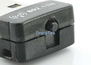   Smallest Wireless network card USB wifi Adapter (802.11 B/G/N) SWUA02