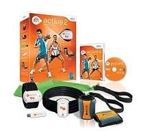 EA Sports Active 2 Bundle Heart Monitor Weights   Wii  