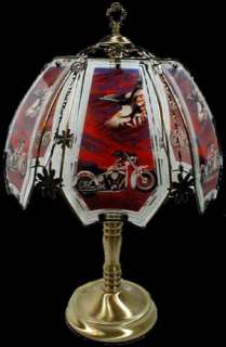 Motorcycle Touch Lamp Antique Brass Base_New Lamp  