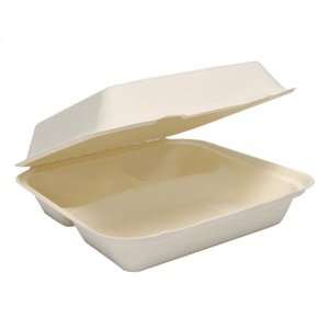   Sugarcane 3   Compartment Takeout Container 200 / CS
