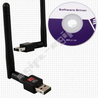   150Mbps USB Wireless Network Card WiFi LAN Adapter Laptop 802.11n/g/b