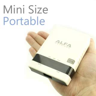 ALFA Portable Wireless N/G Router for AWUS036H/3G Modem  