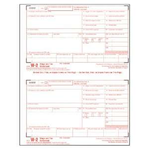  TOPS W 2 Tax Forms For Laser Printers, for Tax Year 2010 