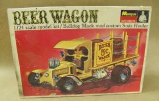 Vintage Monogram Beer Wagon 1/24 Scale Model Kit # PC189 200 Suds 
