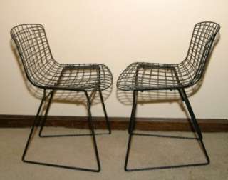   of Mid Century Modern Eames Era Childs Wrought Iron Mesh Chairs  