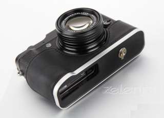   Leather Camera Half Case Neck Hand Straps Set for Fujifilm X10  