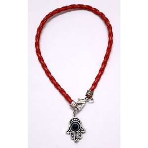 Lucky Red String Kabbalah Bracelet with Hamsa Hand Judaica Pendant for 