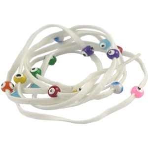  White Suede Kabbalah String Bracelet Jewelry