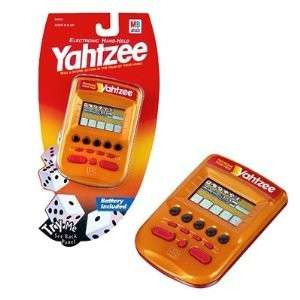 NEW Yahtzee Electronic Handheld Pocket Game GOLD Milton Bradley NIP 