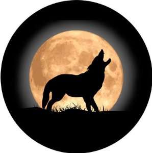  Wolf and Moon Spare Tire Cover Automotive
