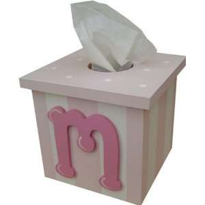  Girl Initial Tissue Box Cover Baby