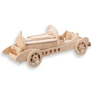   Mercedes SSKL Classic Car 3D Woodcraft Construction Kit Toys & Games