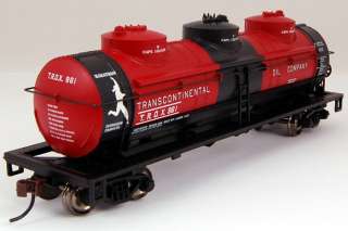 Bachmann HO Scale Train Three Dome Red Tank Car Transcontinental 