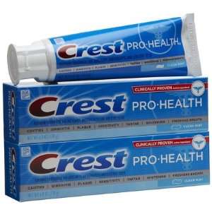 Crest Pro Health Toothpaste Clean Mint 6 oz, Twin ct (Quantity of 4)