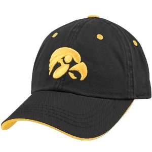  Top of the World Iowa Hawkeyes Black Youth Crew Adjustable Hat 