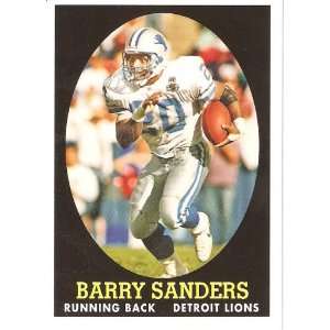  Topps Turn Back The Clock # 20 Barry Sanders / Detriot Lions / NFL 