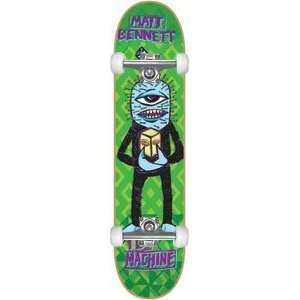 com Toy Machine Bennett Horror Complete Skateboard   8.0 w/Raw Trucks 