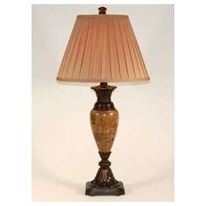  Traditional Classic Brown Marble Table Lamp