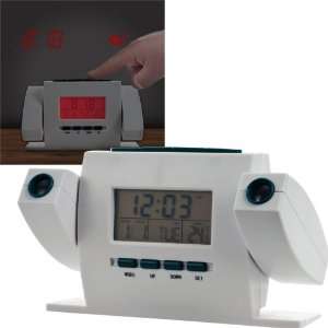  Dual Projection Alarm Clock with FM Radio   New Products 