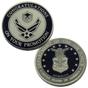  US Air Force Enlisted Rank USAF Challenge Coin Set 
