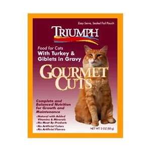  Triumph Gourmet Cuts Turkey and Giblets in Gravy for Cats 