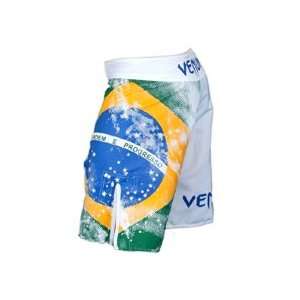    Brazilian Flag White Fightshorts by Venum Patio, Lawn & Garden