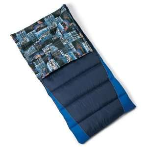 Wenzel Timberwolf Oversize 25 Degree Sleeping Bag (Navy, Cobalt Blue 