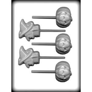 witch/jack o lan. skr Hard Candy Mold 3 Count  Grocery 