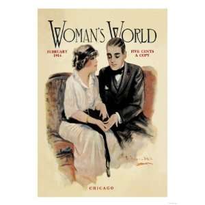  Womans World, February 1914 Giclee Poster Print, 24x32 