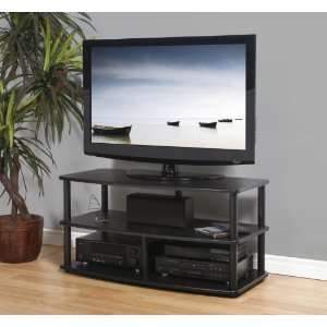  Plateau SE Series Heavy Duty Black Wood TV Stand for 26 42 